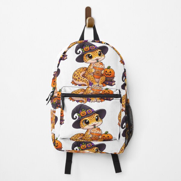 Item preview, Pumpkin Spice Gecko – Cute Halloween Exotic Animal Vet Design designed and sold by Bettybee00.