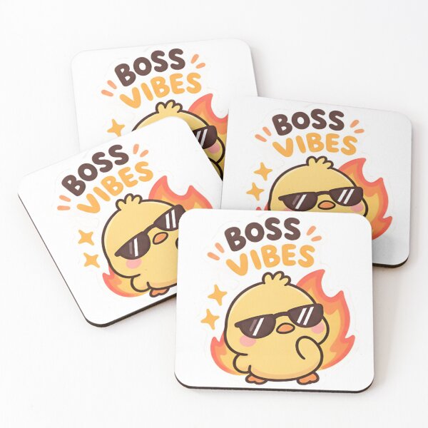Item preview, Boss Vibes Fire Duck - Cool Sunglasses Duckling designed and sold by Duck lovers.
