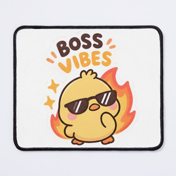 Item preview, Boss Vibes Fire Duck - Cool Sunglasses Duckling designed and sold by Duck lovers.