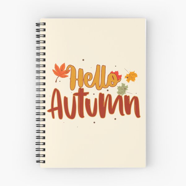 Item preview, Hello Autumn Leaves Maple Fall Typography designed and sold by Little-Miracle.