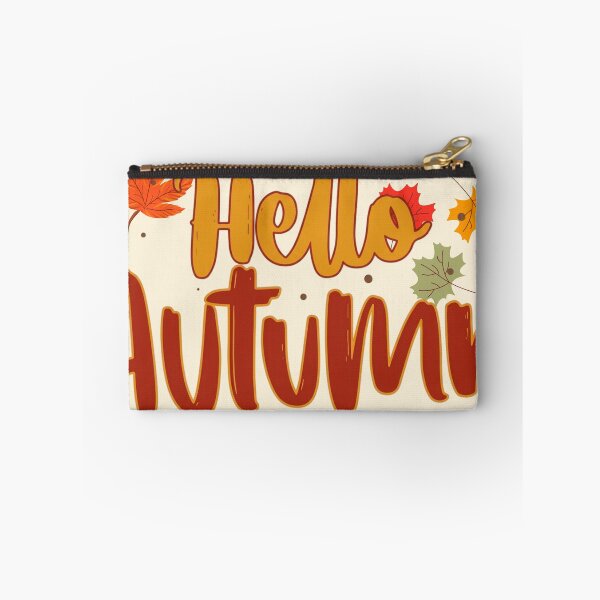 Item preview, Hello Autumn Leaves Maple Fall Typography designed and sold by Little-Miracle.