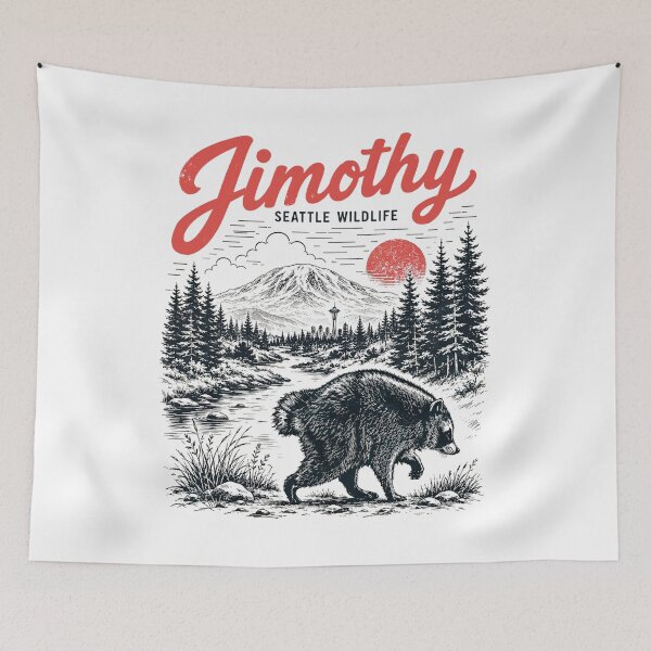 Item preview, Jimothy Raccoon - Seattle Raccoon - Jimothy Seattle Wildlife designed and sold by KravinaPhol.