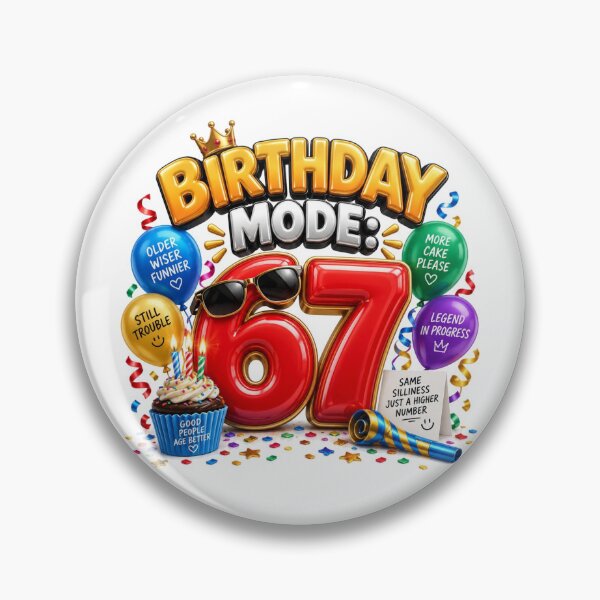 Item preview, Birthday Mode 67 Still Trouble designed and sold by RØNI AI.