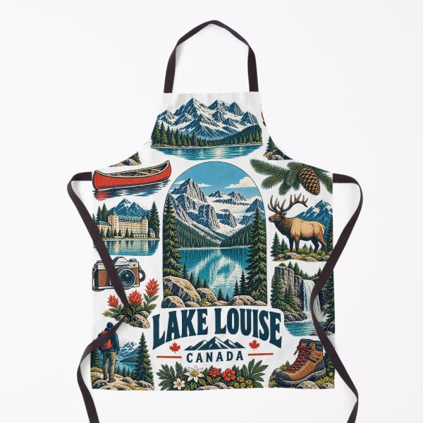 Item preview, Lake Louise Canada Vintage Travel – Canadian Rockies Adventure designed and sold by ChicClicker.