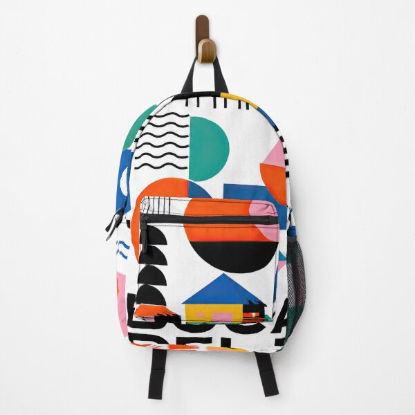 Item preview, Colorful geometric travel poster featuring tropical shapes, wate designed and sold by ckybe.
