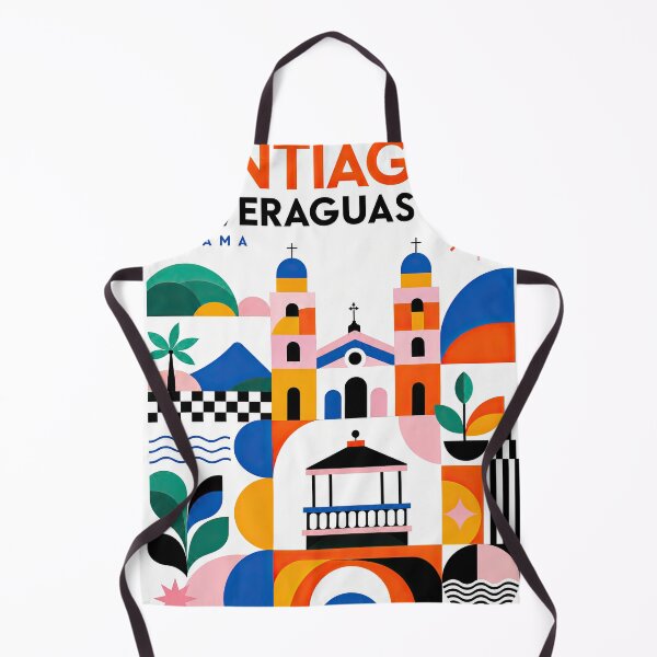 Item preview, Colorful illustrated poster celebrating Santiago de Veraguas, Pa designed and sold by ckybe.