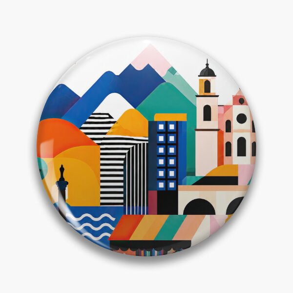 Item preview, Colorful illustrated poster celebrating Huancayo, Peru, with sty designed and sold by ckybe.