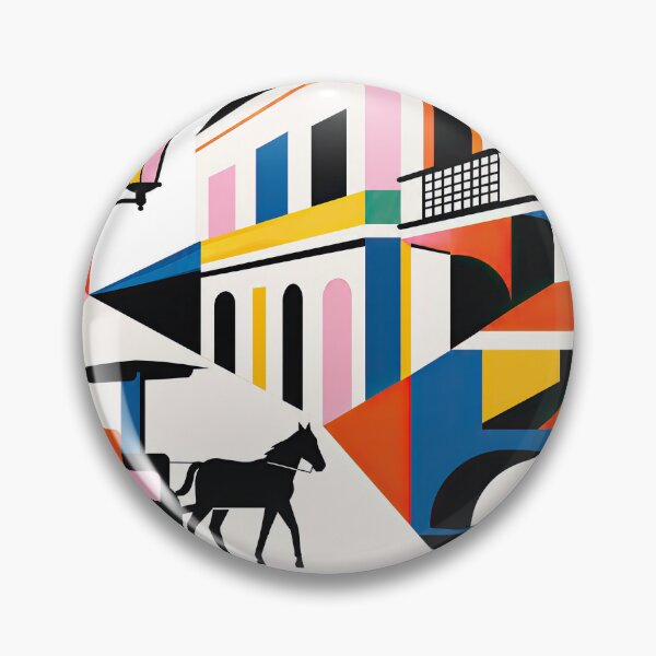 Item preview, Colorful geometric illustration of Philippine architecture, a ho designed and sold by ckybe.
