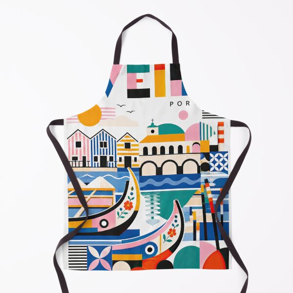 Aperçu de l'œuvre Colorful geometric poster celebrating Portugal with stylized hou créée et vendue par ckybe.
