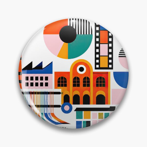 Item preview, Colorful abstract poster featuring ?d?, Poland, with geometric designed and sold by ckybe.