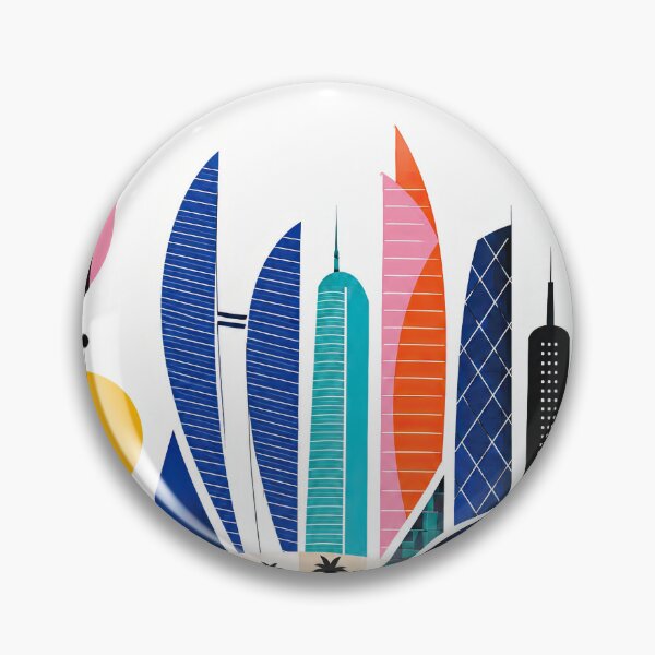 Item preview, Colorful abstract geometric illustration featuring stylized skys designed and sold by ckybe.