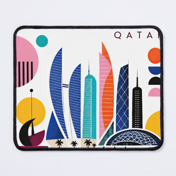 Item preview, Colorful abstract geometric illustration featuring stylized skys designed and sold by ckybe.