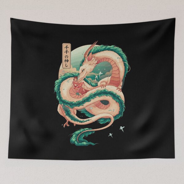 Item preview, Haku & Chihiro Spirited Away Dragon Anime  designed and sold by MatthewA631970.