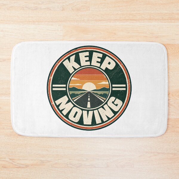 Item preview, Keep Moving Retro Road designed and sold by Seculinator.
