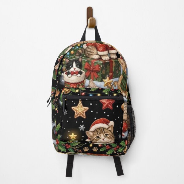 Item preview, Cat Christmas Xmas Santa Christmas Cat Lover Women Girl Kids designed and sold by ZANNIX.