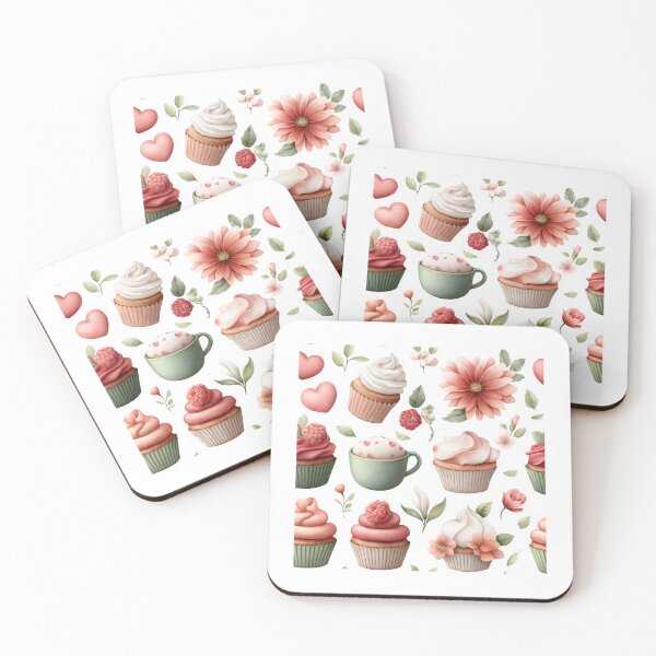 Item preview, Celebrate warmth and love with delightful cupcakes designed and sold by MiraCleAI.