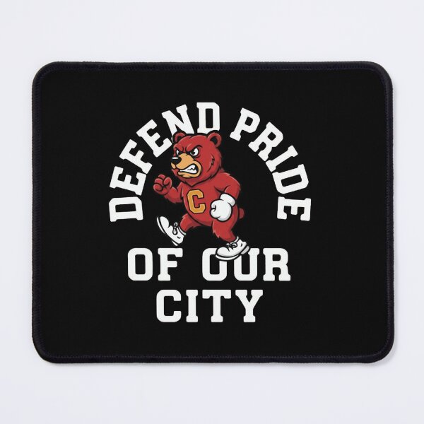 Item preview, Defend Pride Of Our City - Red Bear Mascot - C Logo designed and sold by TimelessMilest.