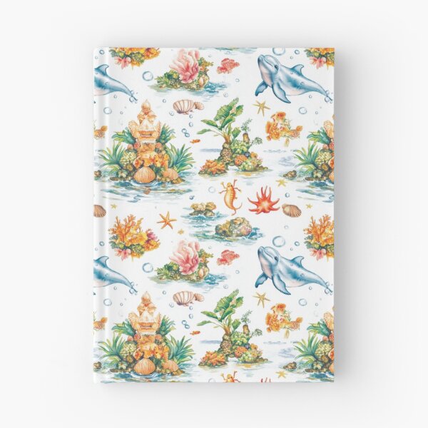Item preview, Seamless coral reef pattern showcasing diverse marine creature  designed and sold by MiraCleAI.