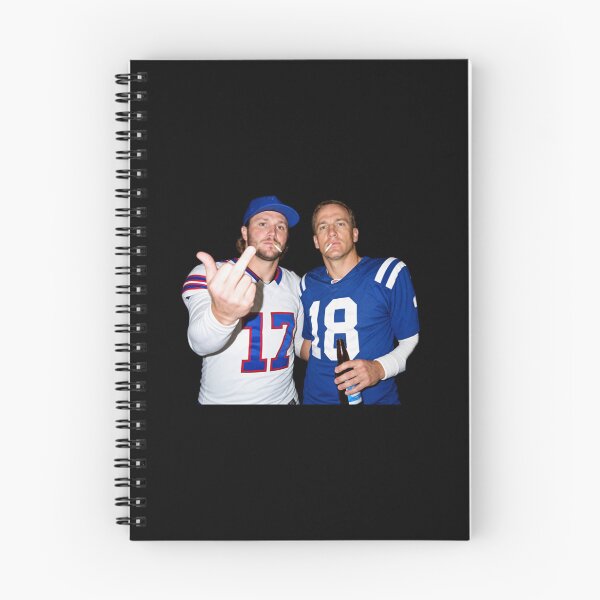 Item preview, NFL Josh Allen and Peyton Manning Drinking and Middle Finger designed and sold by VexisValora.