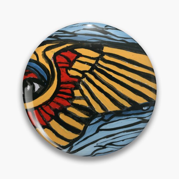 Item preview, Biker for Life Flying Eyeball Expressive Motorcycle Art designed and sold by Dwaalhaas.com.