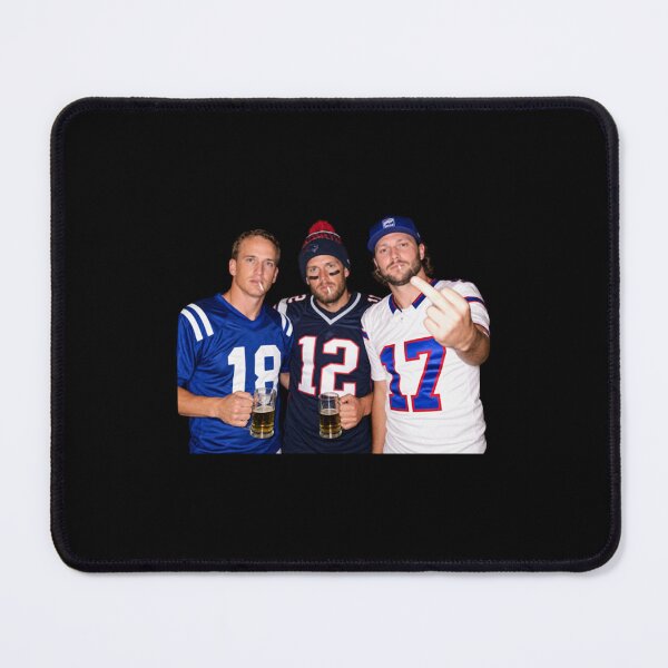 Item preview, NFL Peyton Manning, Tom Brady and Josh Allen Drinking and Middle Finger designed and sold by VexisValora.