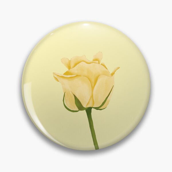 Item preview, Yellow Rose Watercolor Starting to Bloom designed and sold by EmeraldeaArt.