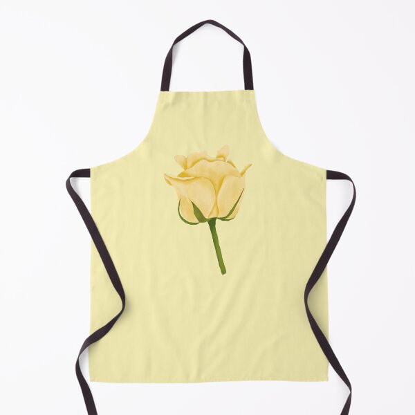 Item preview, Yellow Rose Watercolor Starting to Bloom designed and sold by EmeraldeaArt.