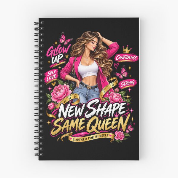 Item preview, New Shape Same Queen – Women’s Glow Up & Weight Loss Transformation | Self Love Confidence designed and sold by JanuszJarowicz.