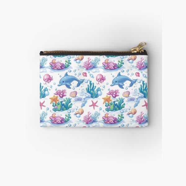 Item preview, Seamless coral reef pattern showcasing diverse marine creature  designed and sold by MiraCleAI.