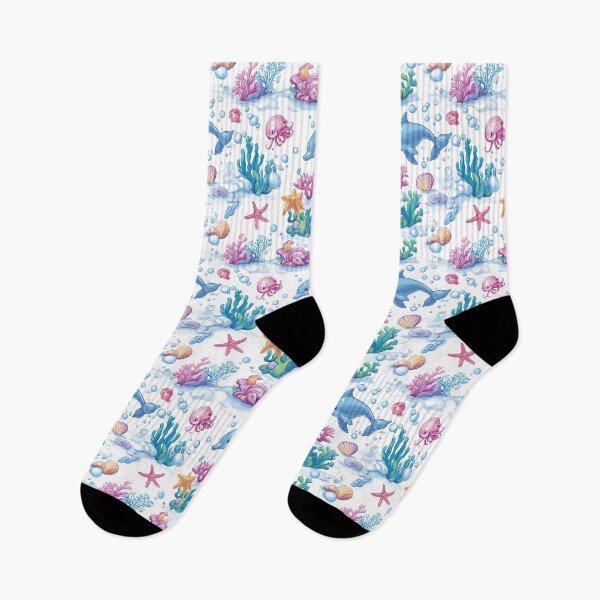 Item preview, Seamless coral reef pattern showcasing diverse marine creature  designed and sold by MiraCleAI.