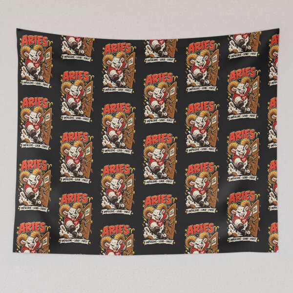 Item preview, Aries Zodiac – Impulsive Ram Breaking the Door designed and sold by MetaModel Editions.