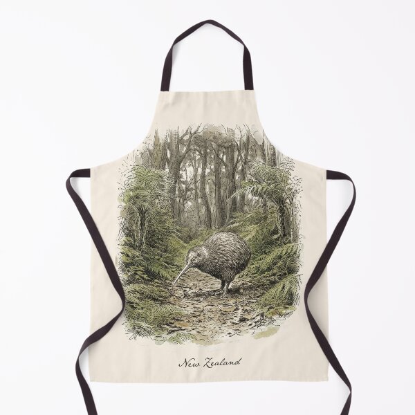 Item preview, The Primeval Wanderer: Vintage New Zealand Kiwi Forest Art designed and sold by FreiherrPK.