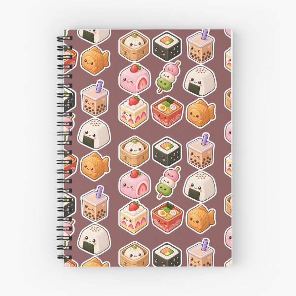 Item preview, Kawaii Food Grid designed and sold by InkPixell.