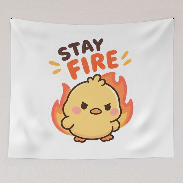 Item preview, Stay Fire Duck in Flames - Confident Boss Energy designed and sold by Duck lovers.