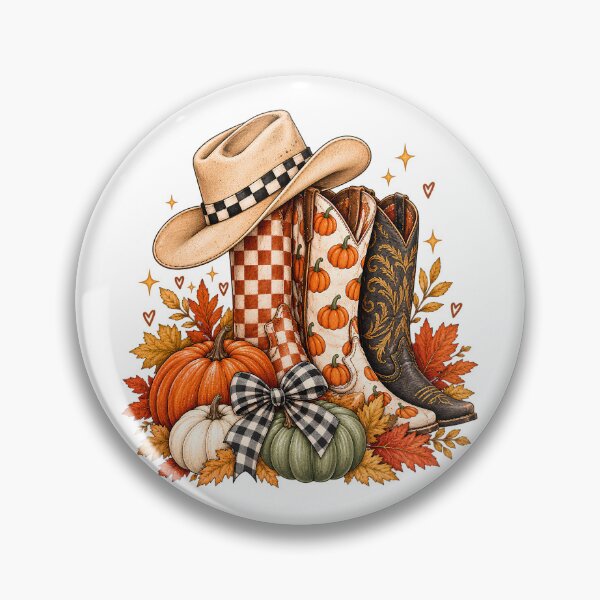 Item preview, Fall Cowboy Boots Western Pumpkin Design designed and sold by VGAfanatic.
