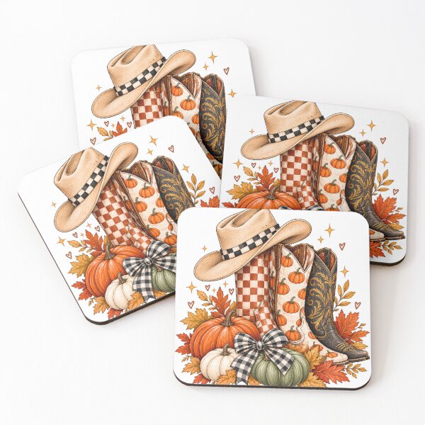Item preview, Fall Cowboy Boots Western Pumpkin Design designed and sold by VGAfanatic.