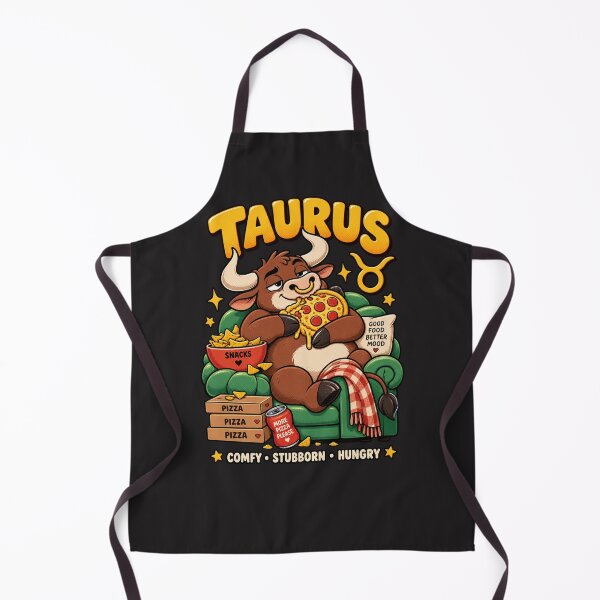 Item preview, Taurus Zodiac – Lazy Bull and Pizza Obsession designed and sold by MetaModel Editions.