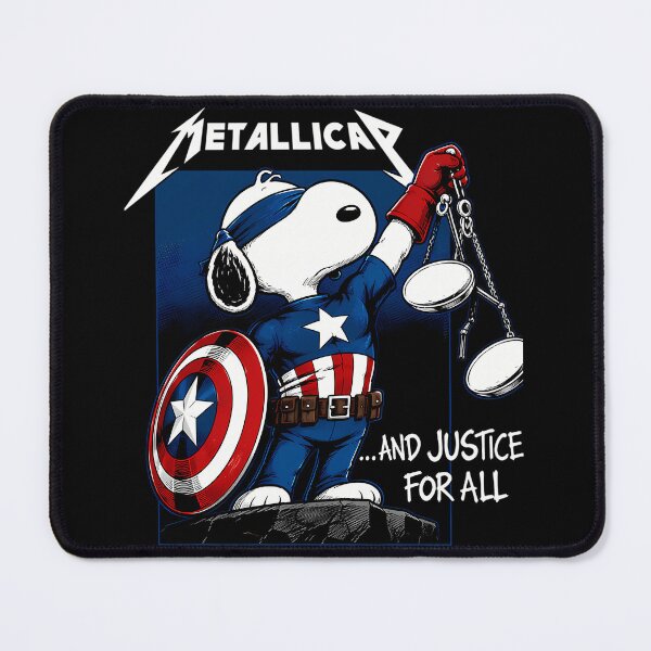 Item preview, Snoopy Captain America Metallica Justice designed and sold by Dipzz.