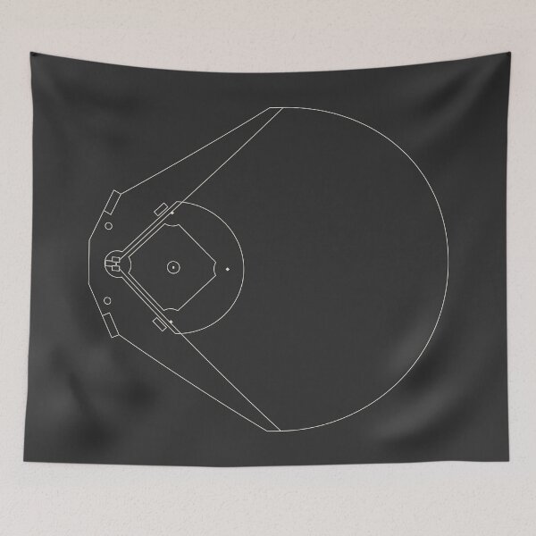 Item preview, Baseball Field Diagram designed and sold by archetype prints.