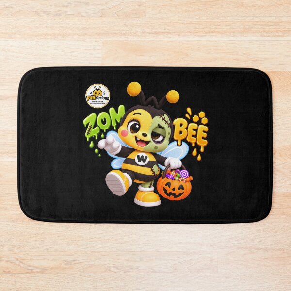 Item preview, Zombie Bee ZomBee Halloween Pun designed and sold by PUNserious.