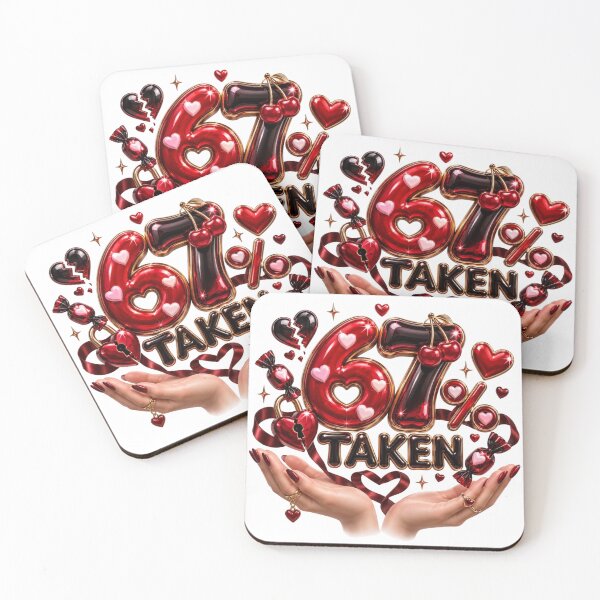 Item preview, My Heart Says 67 Valentine Meme designed and sold by RØNI AI.