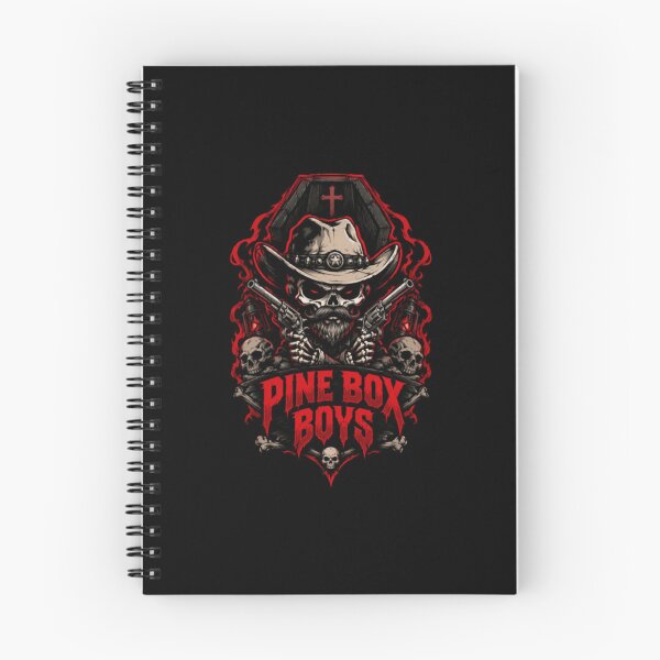 Item preview, Pine Box Boys – Dark Chibi Skeleton Cowboy designed and sold by VexisValora.