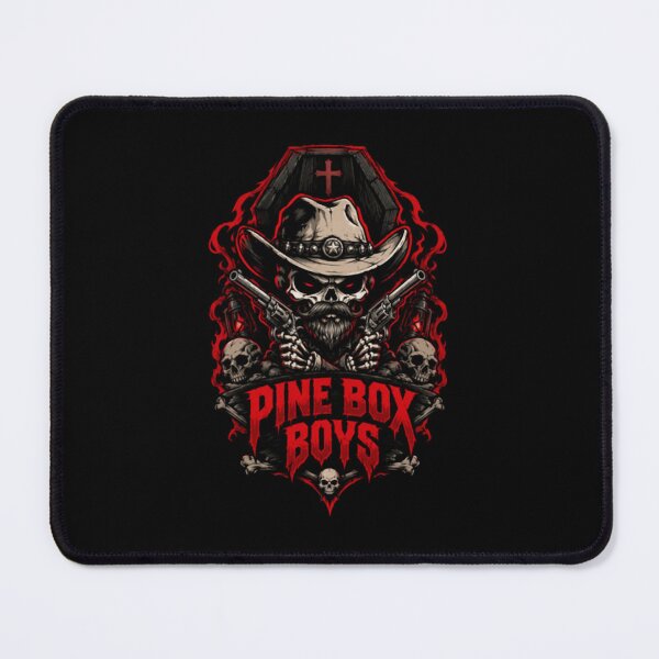 Item preview, Pine Box Boys – Dark Chibi Skeleton Cowboy designed and sold by VexisValora.