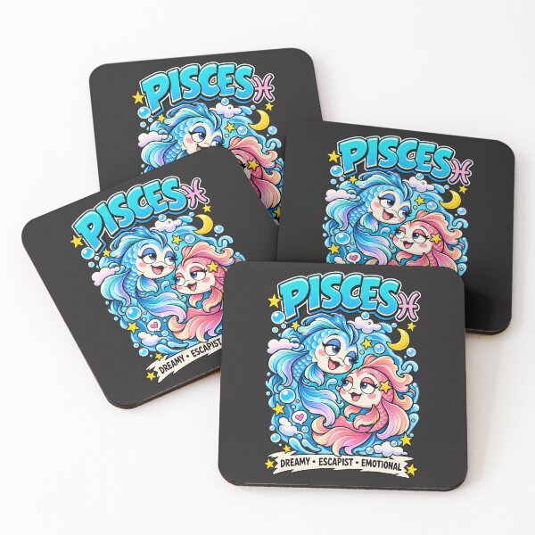 Item preview, Pisces Zodiac – Two Dreamy Emotional Fish designed and sold by MetaModel Editions.