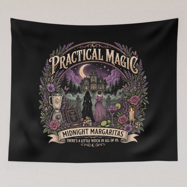 Item preview, Midnight Margaritas Witchy Sisters Halloween  designed and sold by DestiniHill.