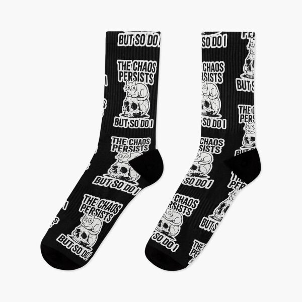 Item preview, The Chaos Persists Cat Halloween Graphic designed and sold by Flying Doggo.