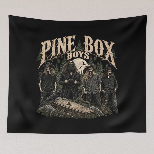 Item preview, Pine Box Boys Dark Forest Horror designed and sold by VexisValora.