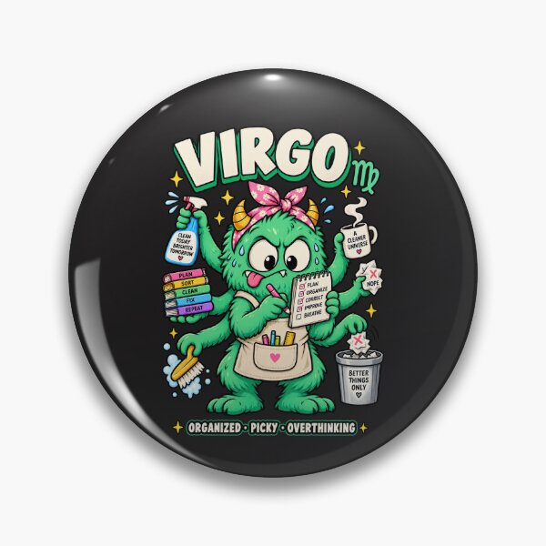 Item preview, Virgo Zodiac – Perfectionist Multitasking Monster designed and sold by MetaModel Editions.