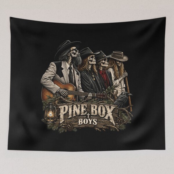 Item preview, Pine Box Boys Skeleton Country Band designed and sold by VexisValora.
