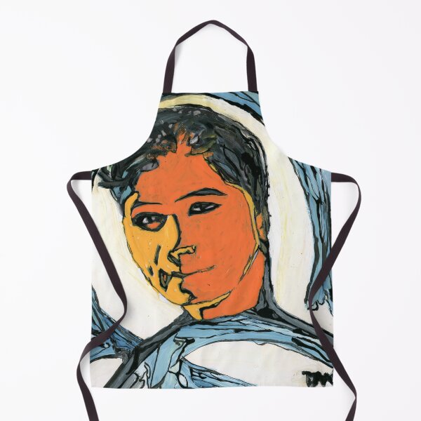 Item preview, Malala Yousafzai Peace Activist Expressive Portrait Painting designed and sold by Dwaalhaas.com.